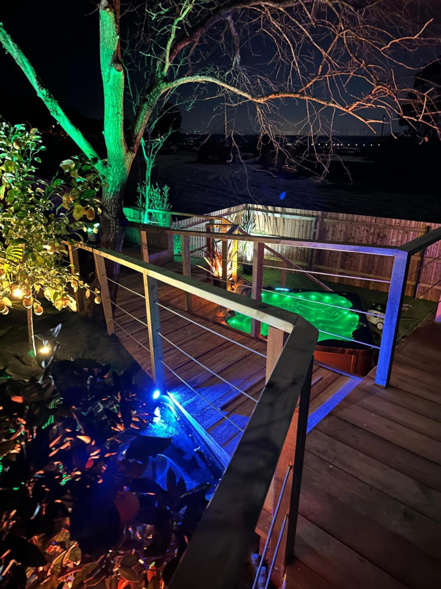 Chalet Et Jaccuzy Sur La Plage Biscarrosse Exterior photo